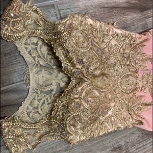 Pink/Gold Gown